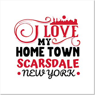 I love Scarsdale New York Posters and Art